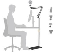 AYIZON Supporto da Pavimento per Webcam Kiyo, Supporto da Pavimento per Webcam Pieghevole in Metallo Compatibile con Webcam Razer kiyo, kiyo PRO, kiyo X, kiyo PRO Ultra