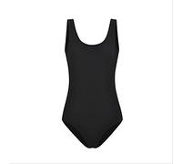 AYJMA Body da Donna in Maglia di Cotone a Coste skinny Casual Pagliaccetti Solido Senza Maniche Canotta Aderente Body Top Elastico M Nero