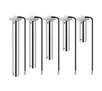 AYJYZHIAG 0-190 Ohm Manometro del Serbatoio + Sensore di Livello delle acque reflue Personalizzato Impermeabile 7 Colori Luce 52mm Misuratore dei rifiuti for Auto Barca 12V 24V(275mm SensorXGauge)