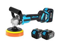 AYJYZHIAG 1600W Brushless 2 in 1 Lucidatrice for Auto elettrica 125mm Levigatrice a Batteria Smerigliatrice ad Aria Ceretta Strumenti di lucidatura for Batteria(No Battery No Plug)