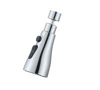 AYJYZHIAG 3in1 Rubinetto Spruzzatore Estraibile Cucina A Prova di Perdite 360 Gradi for Lavandino Regolabile Bagno Sostituzione Testa Spruzzo Alta qualità(Silver)
