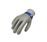AYJYZHIAG Acciaio inossidabile grado 9 Anti-taglio Resistente all'usura Macellazione Giardinaggio Protezione delle mani Assicurazione sul lavoro Guanti in filo di acciaio 1 pz(S)