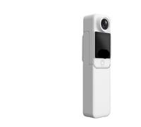 AYJYZHIAG C300 Action Camera tascabile 4K 30FPS Stabilizzazione dell'immagine giroscopica a 6 assi Super visione notturna 5G WiFi Webcam remota Telecamera DV sportiva(C300POCKET White)