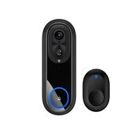 AYJYZHIAG Campanello video WiFi 5G 2.4G wireless 1080P APP Telecamera citofono intelligente IP65 impermeabile con batteria da 7000 mAh(Doorbell kit)