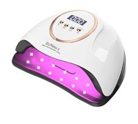 AYJYZHIAG Casa e Salone Lampada for Asciugatura Unghie UV LED da 72, 300 W, for la polimerizzazione dello Smalto in Gel con Timer Intelligente, Strumenti Professionali for saloni di Bellezza(BM-9)