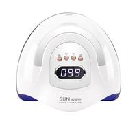 AYJYZHIAG Casa e Salone Lampada UV for Unghie 81 LED, asciugatrice for con Design a Maniglia, Lampada for Manicure ad Asciugatura Rapida for la polimerizzazione di Tutti i Gel for, Luce for(X23)
