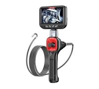 AYJYZHIAG Endoscopio articolato a 360° IP67 Schermo IPS da 4,3 Pollici Lente da 6,2 mm Telecamera di ispezione endoscopica for Auto con sterzo a 4 Vie