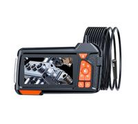AYJYZHIAG Endoscopio Industriale a Doppia Lente da 5,5 mm HD1080P for ispezione Auto IP67 Telecamera fognaria Impermeabile con 6 LED for Scarico Domestico(5m)
