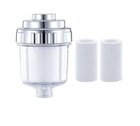 AYJYZHIAG Filtro for Doccia, Macchina for Il Bagno con Doccia da 5 Micron, ammorbidisce Le impurità dei sedimenti, Sostituzione dell'Acqua, Filtro for Rubinetto dell'Acqua(1 Filter And 2 Core)