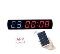 AYJYZHIAG For il tempo di allenamento del timer da 4 pollici e riposo in alternativa apparecchiature cronometraggio elettroniche(GI2B4R-App Control)