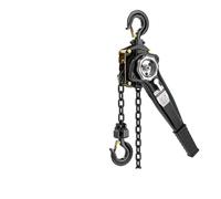 AYJYZHIAG Gru a manovella Paranco a Catena Manuale Piccolo tenditore di Sollevamento Blocco di Leva Argano di Sollevamento Logistica di Magazzino Strumenti di Costruzione(Gold)