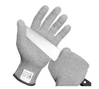 AYJYZHIAG Guanti antitaglio HPPE livello 5 da cucina in maglia taglio for edifici in vetro resistenti all'usura anti-spina(M)