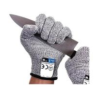 AYJYZHIAG Guanti antitaglio in polietilene ad alta resistenza HPPE for uso alimentare Protezione di sicurezza resistente all'usura Livello 5 da cucina in vetro(XL)