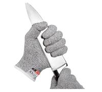 AYJYZHIAG Guanti da pesca all'aperto antitaglio Protezione resistente al taglio dei coltelli Touch screen antiscivolo in rete metallica ultrasottile(XXL)