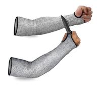 AYJYZHIAG Guanti di sicurezza con manica tagliata HPPE livello 5 da 1 pezzo Protezione antiforatura resistente for il braccio for l'industria del vetro automobilistico(Thumb opening-20CM)