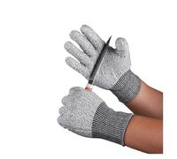 AYJYZHIAG Guanto da macellaio cucina in metallo resistente al taglio di livello 5, for sgusciare le ostriche, guanti sicurezza for il giardinaggio dei pesci(Dark Grey,S)