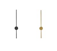AYJYZHIAG Lampada da parete originale moderna Decorazione della stanza a LED for camera da letto Soggiorno TV Parete Elettrodomestici Apparecchi di illuminazione semplici(3 color,Gold 55cm)
