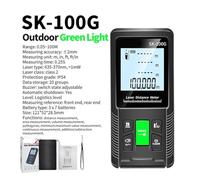 AYJYZHIAG Misuratore di Distanza Laser Verde/r 50 m 70 m 100 m 120 m Telemetro a Nastro Telemetro Dispositivo di Misura Righello Digitale Strumenti di Prova(SK-100G)