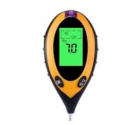AYJYZHIAG Misuratore Digitale 4 in 1 del PH del Terreno, misuratore di umidità, Temperatura, Luce Solare, for Giardinaggio, Piante, Agricoltura con Luce Nera