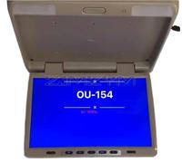 AYJYZHIAG Monitor da Tetto for Auto HD da 15,4 Pollici con Schermo LCD Ribaltabile, Monitor multimediali da soffitto, Accessori for Display da Montare sul Tetto(Beige)