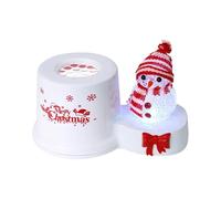 AYJYZHIAG Proiettore a LED Fiocco di neve Luce Pupazzo Natale Lampada natalizia Nevicate Luci del proiettore a for feste Halloween(Snowman)