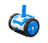 AYJYZHIAG Pulitore for Piscina ad aspirazione, spazzatrice Automatica for con 2 Ruote for Piscine interrate e Fuori Terra Fino a 20 x 40 Piedi