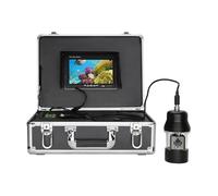 AYJYZHIAG Registratore DVR da 9 Pollici, videocamera Subacquea da Pesca da 20 m, Fish Finder, IP68 Impermeabile, 38 LED, Telecamera Rotante a 360 Gradi(F8300DB-2L-50M)