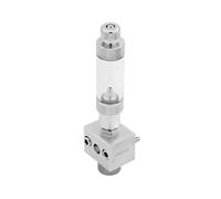 AYJYZHIAG Regolatore di CO2 a Doppio Stadio Serie PRO for Acquario, Uscita Regolabile con solenoide CC e collettore consumabile(Extended Manifold,W21.8)
