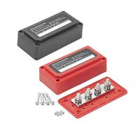 AYJYZHIAG Sbarra collettrice 300A for carichi Pesanti, Blocco di distribuzione dell'energia, Design del modulo Scatola sbarre collettrici con prigionieri terminali 4X M8 (5/16") for Barca Camper Auto