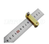AYJYZHIAG Scriba angolare in Lega di Alluminio 45/90 Gradi Linea angolare Calibro Righello Carpentiere localizzatore Righello Blocco Calibro Strumenti for la Lavorazione del Legno(Type 1 with Ruler)
