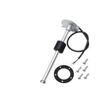AYJYZHIAG Sensore di Livello dell'Acqua in Acciaio Inossidabile 304 + indicatore da 52 mm 0-190 Ohm Misuratore del Serbatoio 7 Colori Luce Impermeabile IP67 for Auto(300mm SensorXGauge)
