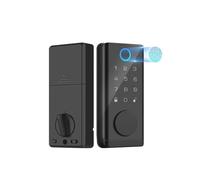 AYJYZHIAG Serratura di sicurezza intelligente for impronte digitali for porta d'ingresso Catenaccio elettronico con maniglia Set Tastiera tasti a codice Controllo APP