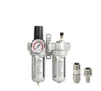 AYJYZHIAG SFC200 1/4 "SFC400 1/2" SFC300 3/8 Filtro Aria Regolatore Separatore di Acqua Olio Valvola Regolatrice Trappola for Parti Pneumatiche del Compressore(SFC-400 w EU40)