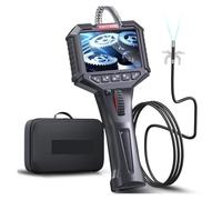 AYJYZHIAG Telecamera endoscopica articolata bidirezionale con Luce Telecamera di ispezione articolata da 6,2 mm, for Meccanici di aeromobili automobilistici(6.2mm 3.5inch)