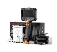 AYJYZHIAG Telecamera endoscopica Industriale da 4,3 "Singola Doppia Lente HD 1080P for ispezione Auto IP67 Telecamera fognaria Impermeabile con LED(5m,2.4inch Single Len)