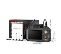 AYJYZHIAG Telecamera endoscopica Industriale da 8 mm, 4,3 ", Lente Singola e Doppia, HD 1080P, for ispezione Auto, IP67, Telecamera a Serpente Impermeabile con 8 LED(5m)