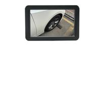 AYJYZHIAG Telecamera for Auto con Doppia Lente da 5 Pollici, Telecamera for Visione Frontale Laterale, Angolo ruotabile, Monitor for Angolo cieco con Interruttore Video(Right Side White)