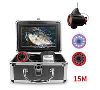AYJYZHIAG Telecamera Subacquea for la Pesca Kit Video 1000TVL Fish Finder 15M 30M Telecamera da Pesca da 7 Pollici for la Pesca in Barca sul Lago sul Ghiaccio(Green)