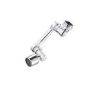 AYJYZHIAG Testa spruzzatore for Rubinetto Girevole Universale in Metallo 1080° Estensione aeratore ugello gorgogliatore da Cucina lavabo Braccio Robot(1080 Degree Single)