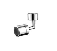 AYJYZHIAG Testa spruzzatore for Rubinetto Girevole Universale in Metallo 1080° Estensione aeratore ugello gorgogliatore da Cucina lavabo Braccio Robot(720 Degree Double)