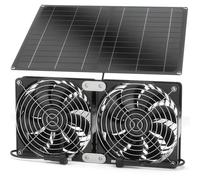 AYJYZHIAG Ventilatore di scarico solare for esterni con dissipazione del calore efficiente for serre, adatto for polli, ventilatore elettrico for la ventilazione degli animali domestici