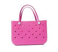 AYKANING Borsa Mare,Borse Mare Borsa da spiaggia impermeabile grande tote borsa a tracolla borsa da donna grande capacità borsa da viaggio moda donna tote da spiaggia borsa Bogg(Rose-27x11x21cm)