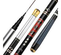 AYKANING Canna da Pesca,Canne da Pesca Asta telescopica Portatile Ultra-Light Super Hard Car Carpe Fibra Pole Pole Pole Pesca Canna da Pesca Pole Pole Pesca Attrezzatura da Pesca(3.0m)