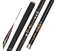 AYKANING Canna da Pesca,Canne da Pesca Canna da Pesca telescopica a Mano di Pesca a Mano in Fibra di Carbonio Super Luce Dura 3.6m / 4.5m / 5.4m / 6.3m / 7.2 m(6.3m)