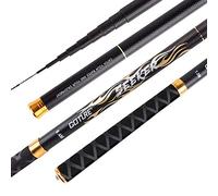 AYKANING Canna da Pesca,Canne da Pesca Rod di Canna da Pesca telescopica in Fibra di Carbonio Asta da Pesca a Mano Pole da Pesca da Pesca da Pesca da Pesca 3.6m 4.5m 5,4m 6.3m 7.2m(7.2m)