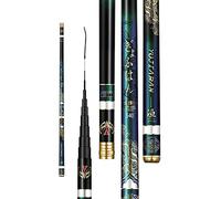 AYKANING Canna da Pesca,Canne da Pesca Super-Light Pesca Canna da Pesca di Alta qualità Rod Asta 3.6 / 10m Fibra di Carbonio Telescopico Palo da Pesca Telescopico per Carpa(4.5 m)