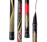 AYKANING Canna da Pesca,Canne da Pesca Telescopico Alta Carbon Ultra Light Super Hard Pole 8m 9m 10m 11m 12m 13m 14m 15m 16m Sezione da Pesca Lunga Sezione(14m)