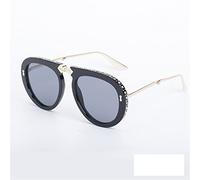 AYKANING Occhiali Moto,Occhiali Motocross Occhiali da Sole Donne Diamond Fashion Net Red Family Lo Stesso Occhiali da Sole Pieghevoli Occhiali da Sole Occhiali da Sole Occhiali da Sole(Material:1)