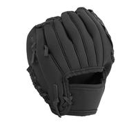 AYKNINGD Guanti da Baseball, Guanto da Baseball Guanti da Baseball semplici in Pelle PU, Resistenti, Professionali, dal Design ergonomico, for competizioni tra Giovani e Adulti.(Black,11.5 Inches)