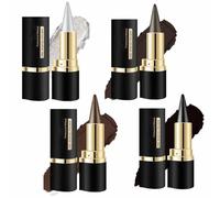 Ayky Long Wear Gel Eyeliner,Rational Gel Eyeliner,Natural Black Eyeliner Cream Waterproof,Cream Eye Liner Pen,Liquid Eyeliner Pencil Smokey Eyeshadow Palette Stick (4 pcs)